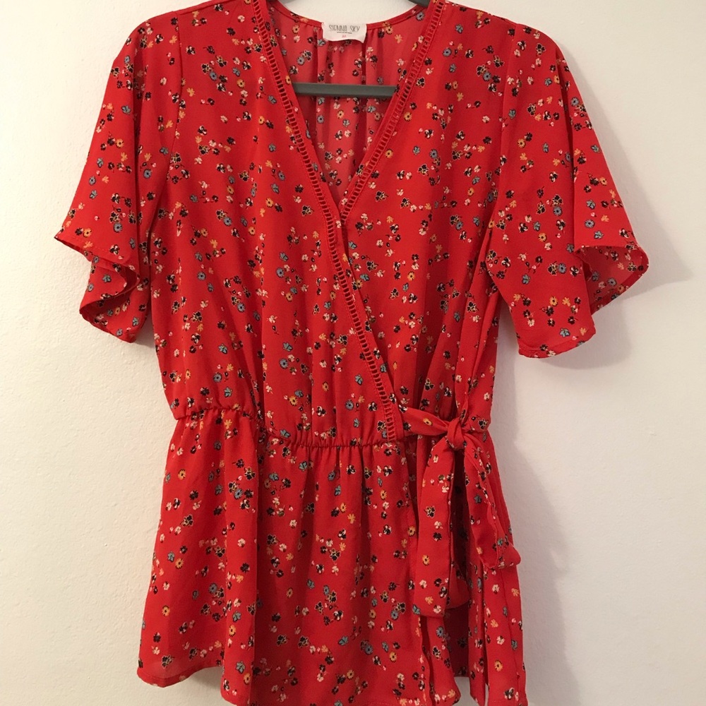 Sienna Sky blouse, size medium.